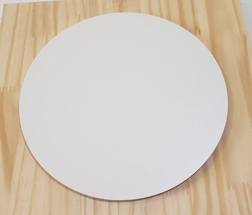 1 Placa Redonda Mdf Branco 6mm 65cm De Diâmetro 1