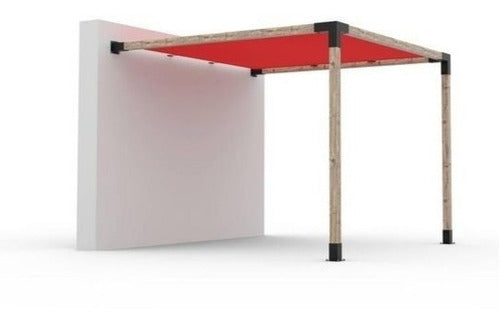 Herrajes Kit Para Pergolas Contra Pared 4 1