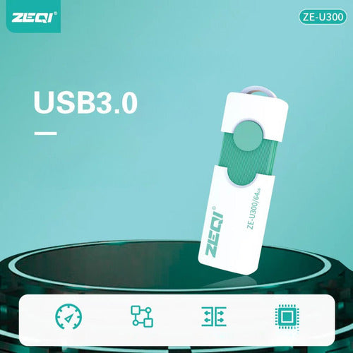 Zeqi Pendrive 128gb High-speed Usb 3.0 Model: Ze-u300 128gb 6