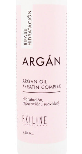 Exiline Argán Bifase Hidratación Acondicionador Keratina 2