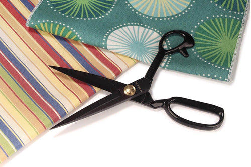 Professional Dressmaking Fabric Scissors - Industrial High Carbon Steel - 10 Black 2