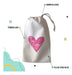 50 Eco Bags Logo Two Colors Both Sides 20x30 with Cord 1