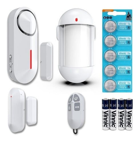 Governor GV-SAFE100 Mini Alarm Kit with Wireless Motion Sensor Anti-Pet + Batteries 0