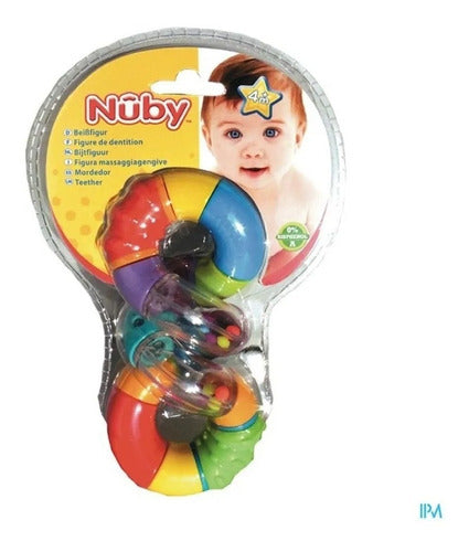 Nuby Twista Teether Baby Rattle 1