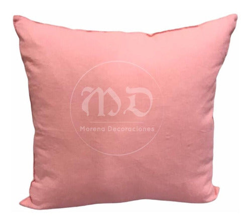 Decorative Tusor Pillow Cover 40x40 Sewn Reinforced Zipper 13