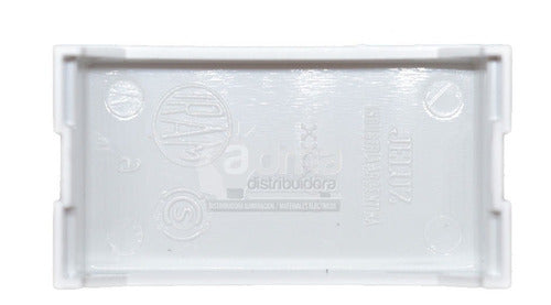 Pack of 10 Jeluz Platinum White Blind Cover Module - PVC Material 4