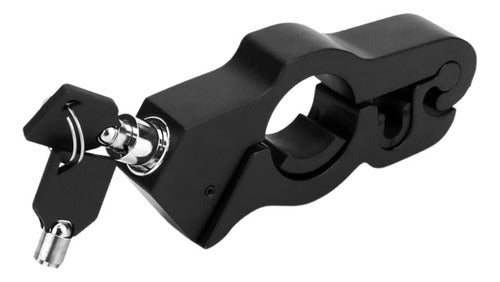 Reinforced Motorcycle Handlebar Grip Lock Anti-Theft Throttle Lock 0