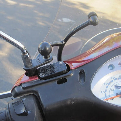 RAM Mounts Replacement Mirror Flat Mount Bracket Motorcycle Holder 1