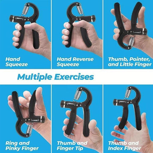 Adjustable Forearm Handgrip Exerciser Up to 60kg by M&M 4
