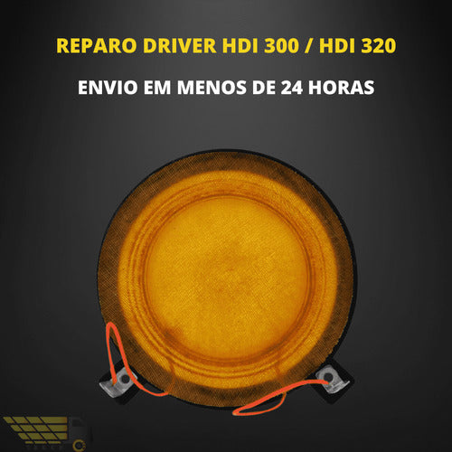 Kit 5 Reparo Driver Hinor Hdi 300 Regularize Seu Som 3