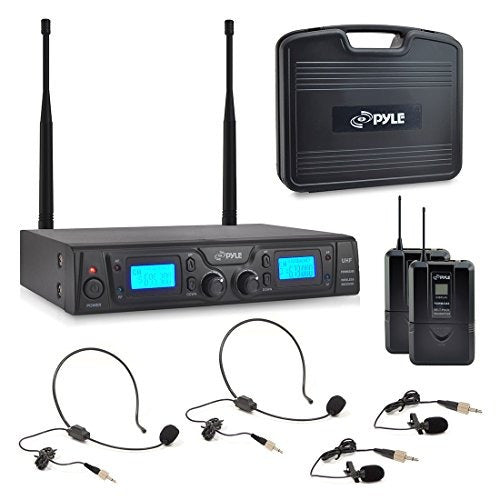 Pyle Uhf Wireless Microphone   Rack Mountable 0