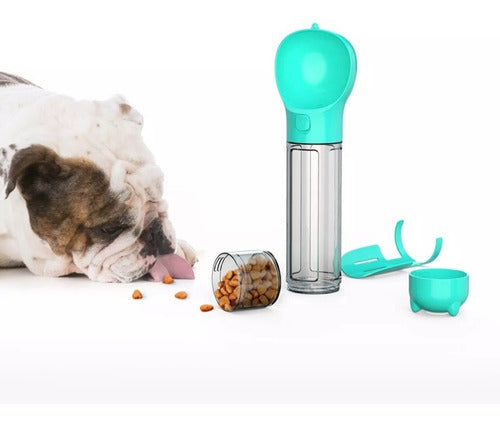 PUPET Practical Pet Bottle: 4-in-1 Water Bottle, Food Container, Waste Bag Holder 0