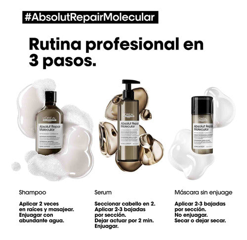 L'Oréal Professionnel Crema Sin Enjuague Absolut Repair Molecular 100ml 1