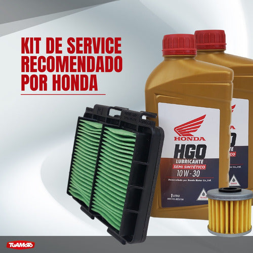 Honda Original Service Kit Filters and Semi-Synthetic Oil for CRF 250L 5