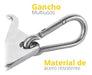 Galario Productos X20 Automatic Galvanized Carabiner 90x9mm Reinforced 3