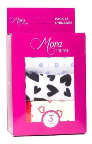 Mora Pack Mix Bombacha Cola Less (Estampado) - Art A044 1