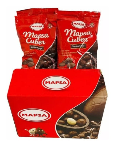 Mapsacuber Chocolate Baño de Repostería X 5 Kg Semi Amargo Sin T.a.c.c Repos 0