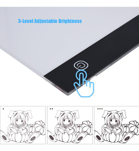 . Placa De Mesa De Desenho A4 Para Desenho De Almofada Leve 1