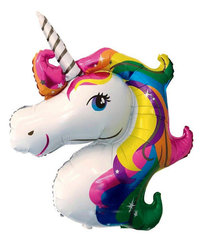 Magic Metallic Unicorn Balloon 87 X 117 Cm 0