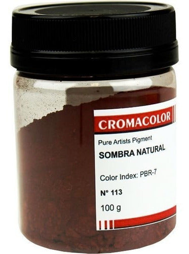 Pigmento Puro Cromacolor 113 Raw Umber Pbr-7 100g 0