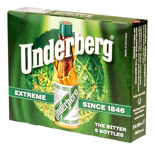 Underberg Herbal Digestive Liqueur X 5 Units 20c 1