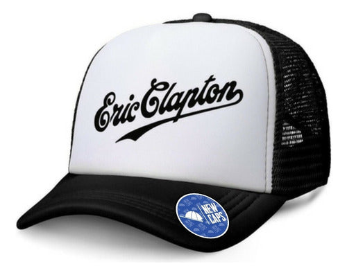 Newcaps Eric Clapton Is God Rock Cocaine Trucker Cap 0