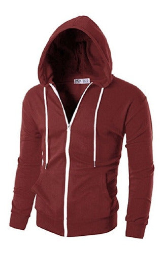 Men's Slim Fit Hoodie with Hood - Geo Clothes 2