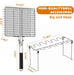 Accesorios De Parrilla Voxpoa, Cesta De Parrilla Y Estante D 1
