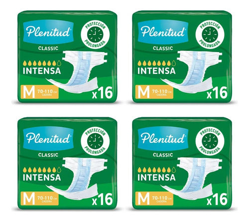 Plenitud Classic Diaper X 64 U (Pack of 4) 4