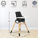 Dream On Me Nibble Compact High Chair in Black 2