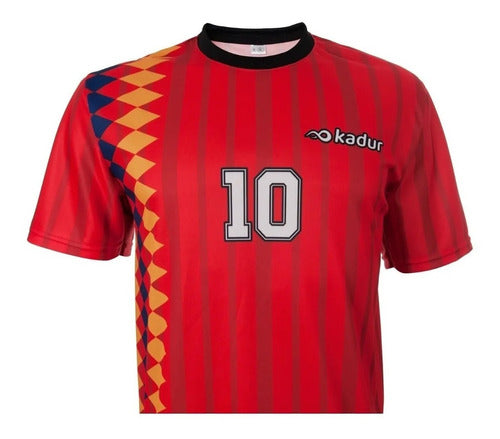 Retro Sublimated Polyester Sports Team Football Jersey 9