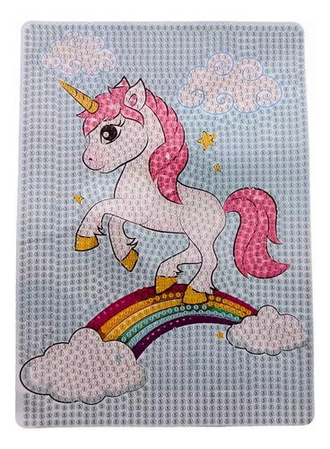 Gem Art Diamond Painting Kit Rainbow Unicorn 15x21 0