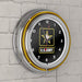 U.s. Army Chrome Double Ring Neon Clock 0