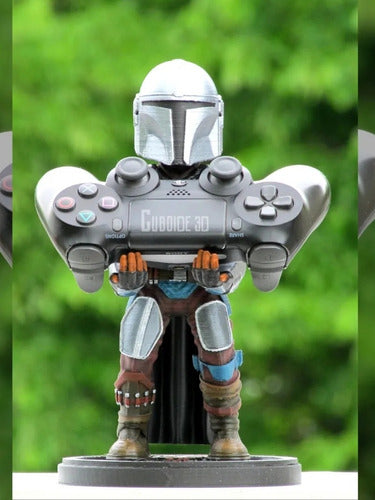 Cuboide 3D Mandalorian Joystick Stand 2