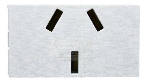 Jeluz 10A Normalized White Platinum Socket Module Pack x10 2