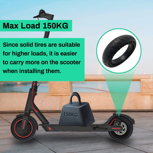 Esckw 2 Solid Tires for Xiaomi M365 Pro/Gotrax GXL V2 Electric Scooter 3