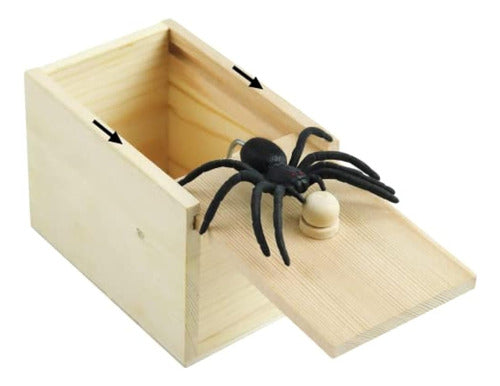 Oiuros Caja De Miedo De Broma De Araña, Hecha A 0