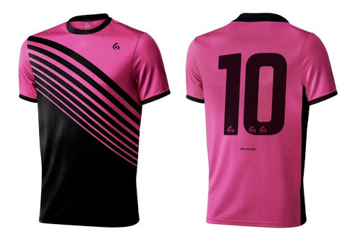 18 Sublimated Numbered Soccer Jerseys Goldeoro Junior 5
