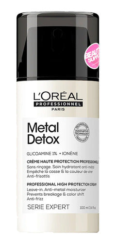 L'Oreal Metal Detox Shampoo and High Protection Cream Kit 1