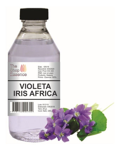 Mil Aromas Esencia Violeta África Vela Soja Parafinas Pura 100% Intensa 0