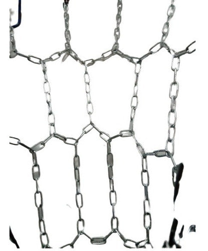 FJ PROFESIONAL Basketball Net with 12 Hooks, Zinc Chain Num 25 4