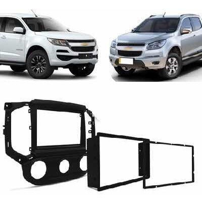 Fianon Chevrolet S10 2016 to 2020 Double Din Adapter Frame for Manual A/C 0