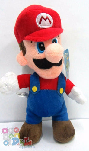 Super Mario Bros Peluche Mario 26 Cm Lavable En Lavarropas 1