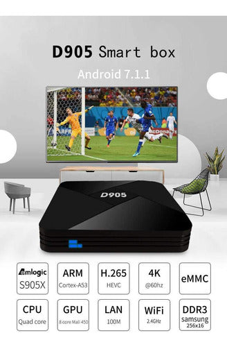 Diyomate - Caja De Tv Inteligente Android 4k, Amlogic S905 Q 2