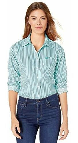 Camisa De Manga Larga Tencel De Mujer Cinch 0