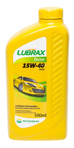 Lubrax 15w40 Tecno Api Sn Semissintético 500ml 0