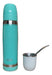 Lumilagro Termo Inox. Verde + Mate + Bombilla 340 0