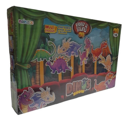 Dinos Show Fabrica De Titeres X 6 C/ Escenario Uniesco 5570 3