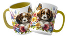 Perritos, Flores Y Mariposas Tazas 4