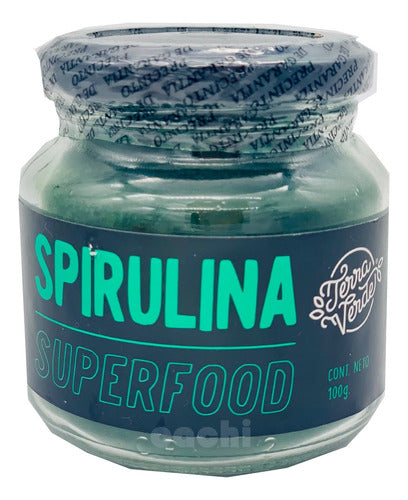 CACHI Spirulina Terra Verde Super Alimento 100gr 0